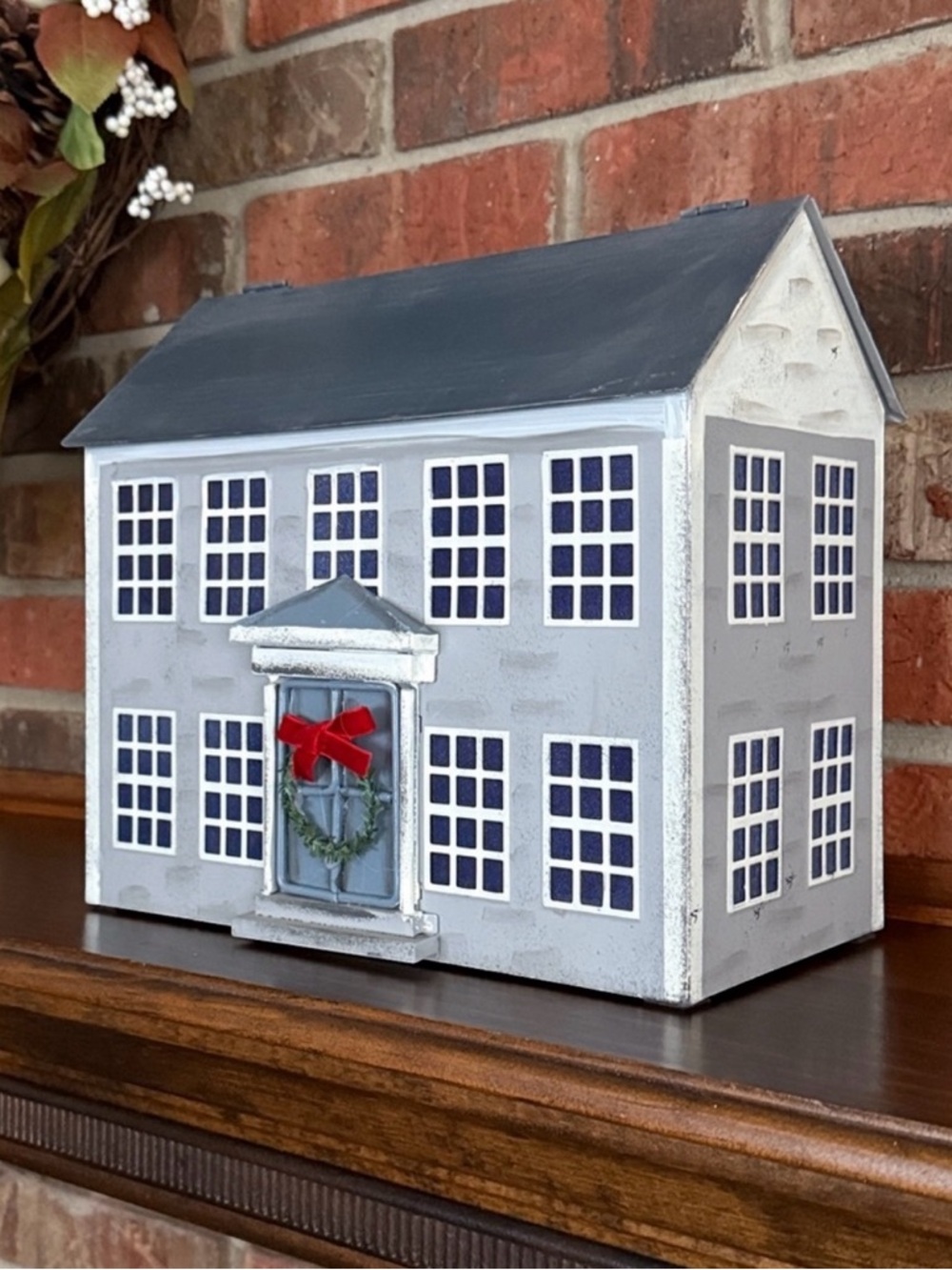 John Derian Metal House Card Box